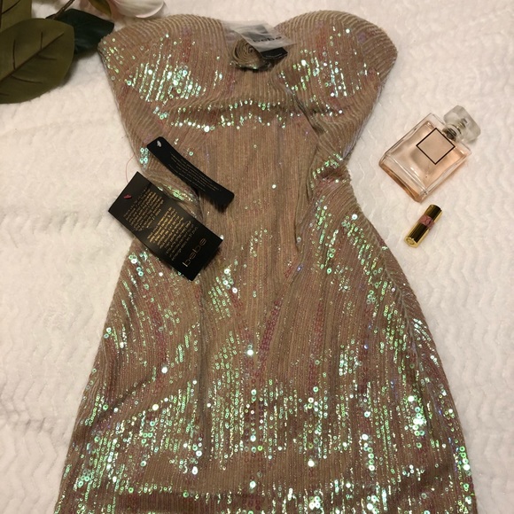 Bebé Dress Sweetheart Embellished Dress - Picture 2 of 7